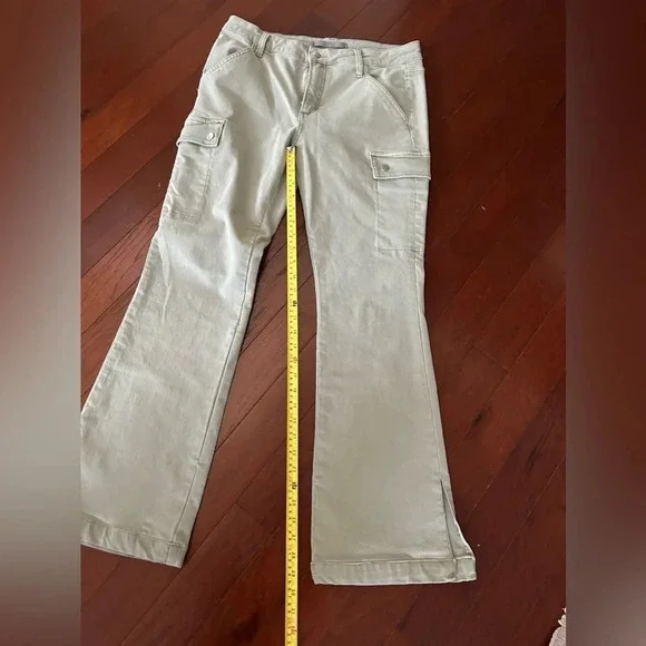 Joe’s The Frankie Cargo Bootcut Jeans Size 30 color uniform Retails $228 - Picture 8 of 16